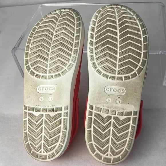 Crocs Unisex Citilane Slip-On Clogs Coral/White Size M9 W11 - Picture 12 of 15